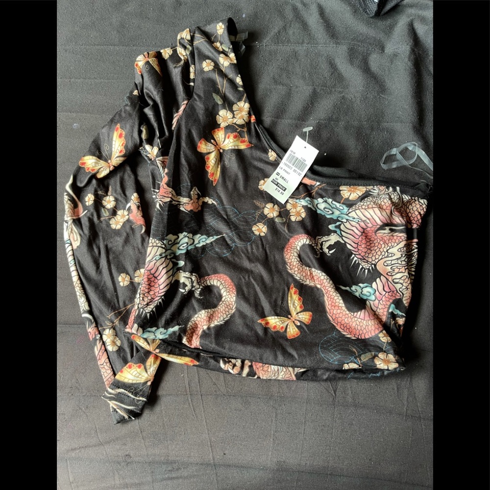 Long one sleeve top